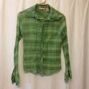 Green Button Down Shirt